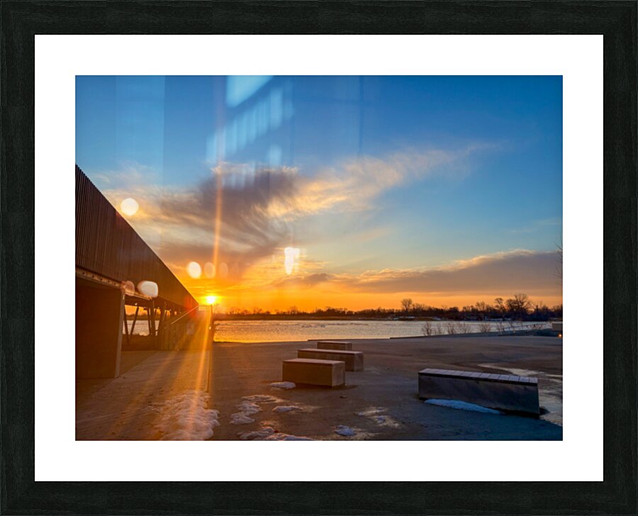 Sunrise Picture Frame print