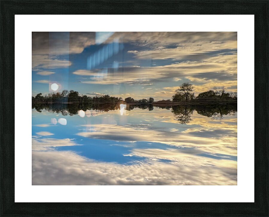 Reverse mirror reflection Picture Frame print