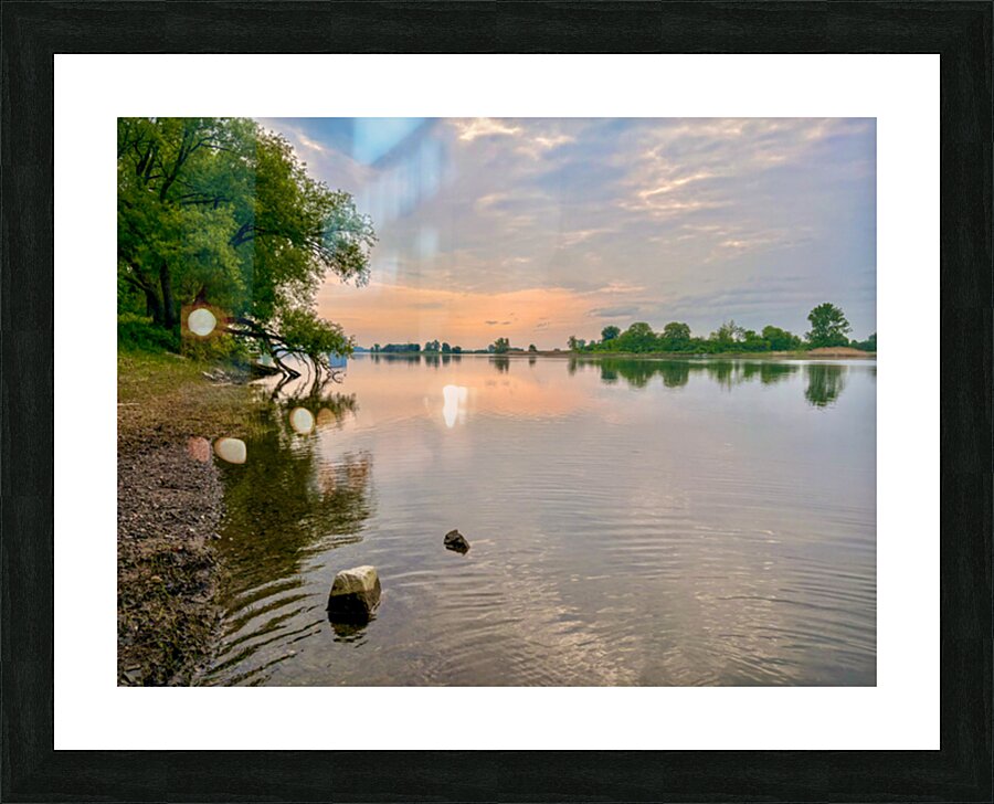Soft sunrise Picture Frame print