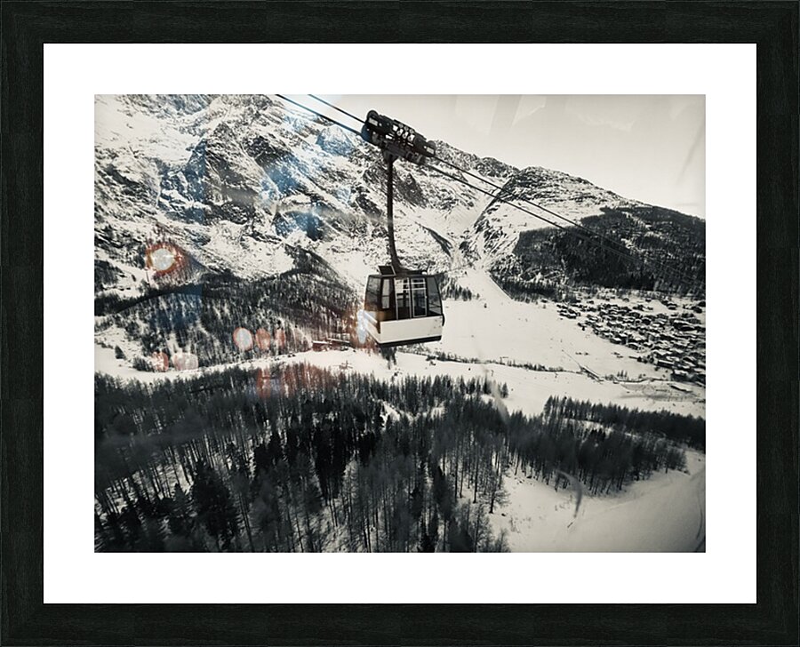 The climb Picture Frame print