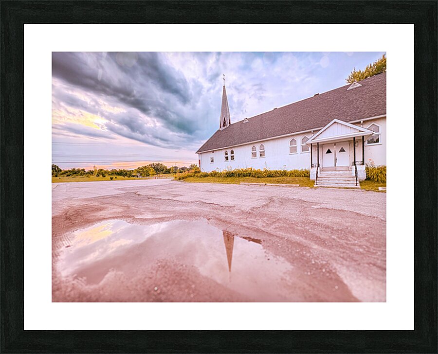 Before the storm Picture Frame print