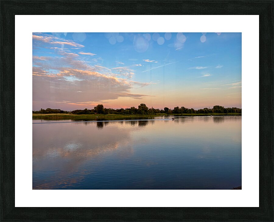 Golden hour Picture Frame print