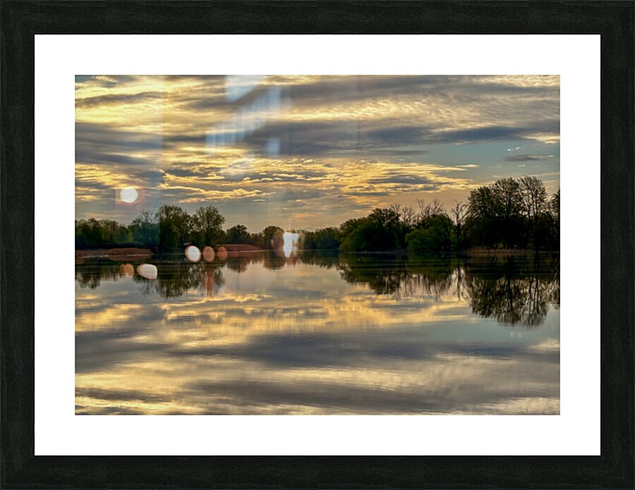 MIRROR REFLECTION Picture Frame print