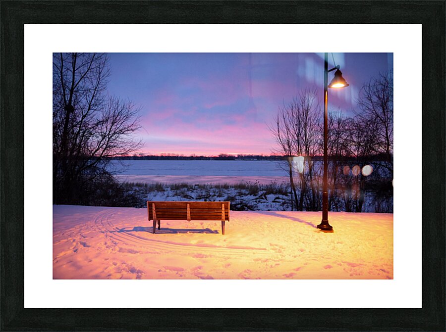 Waiting for daylight Picture Frame print