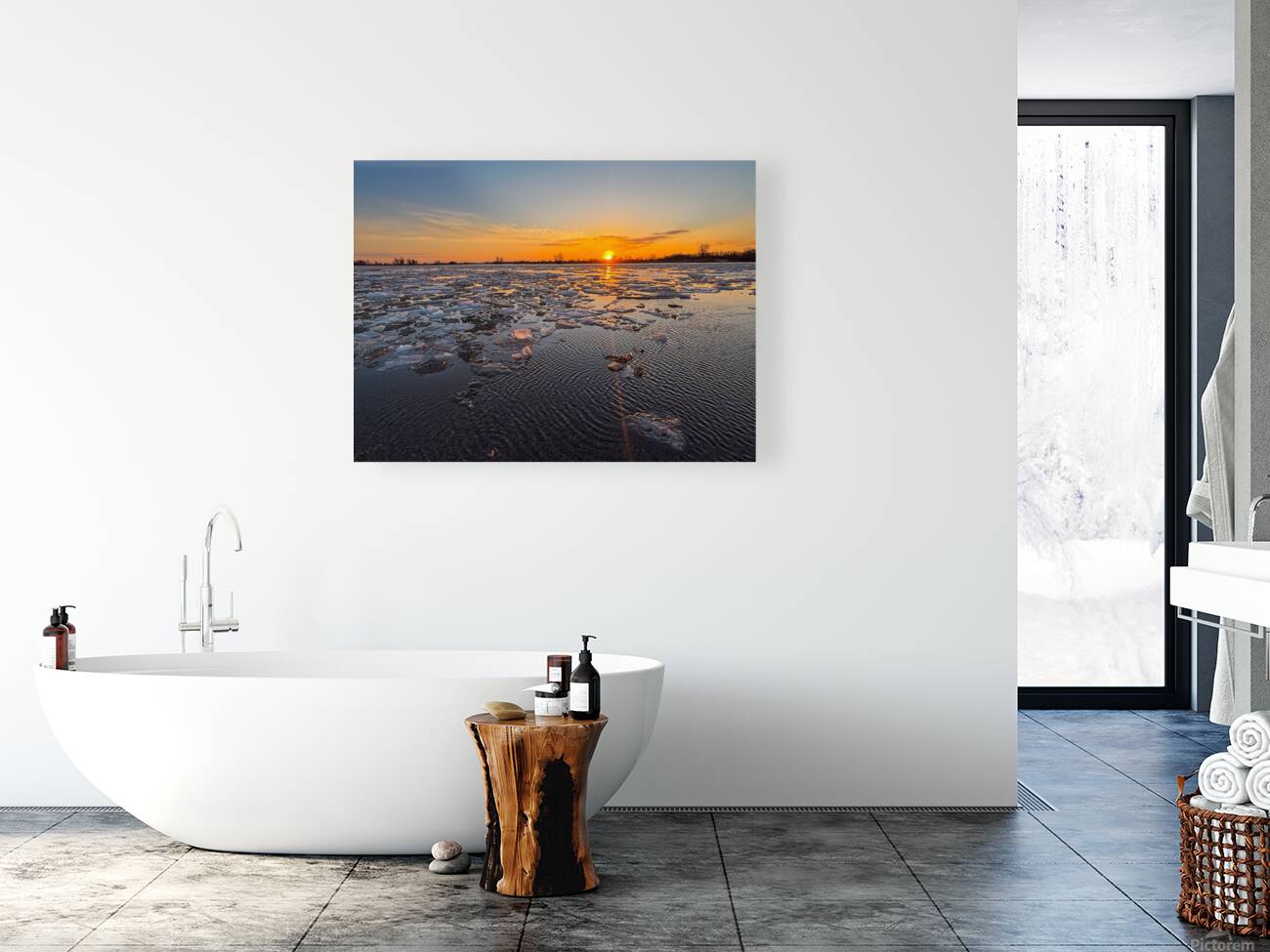 Spring sunrise Reproduction