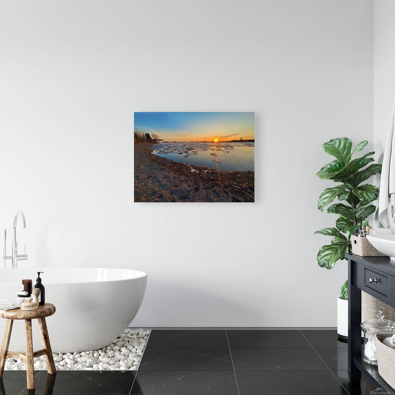 Spring sunrise Reproduction