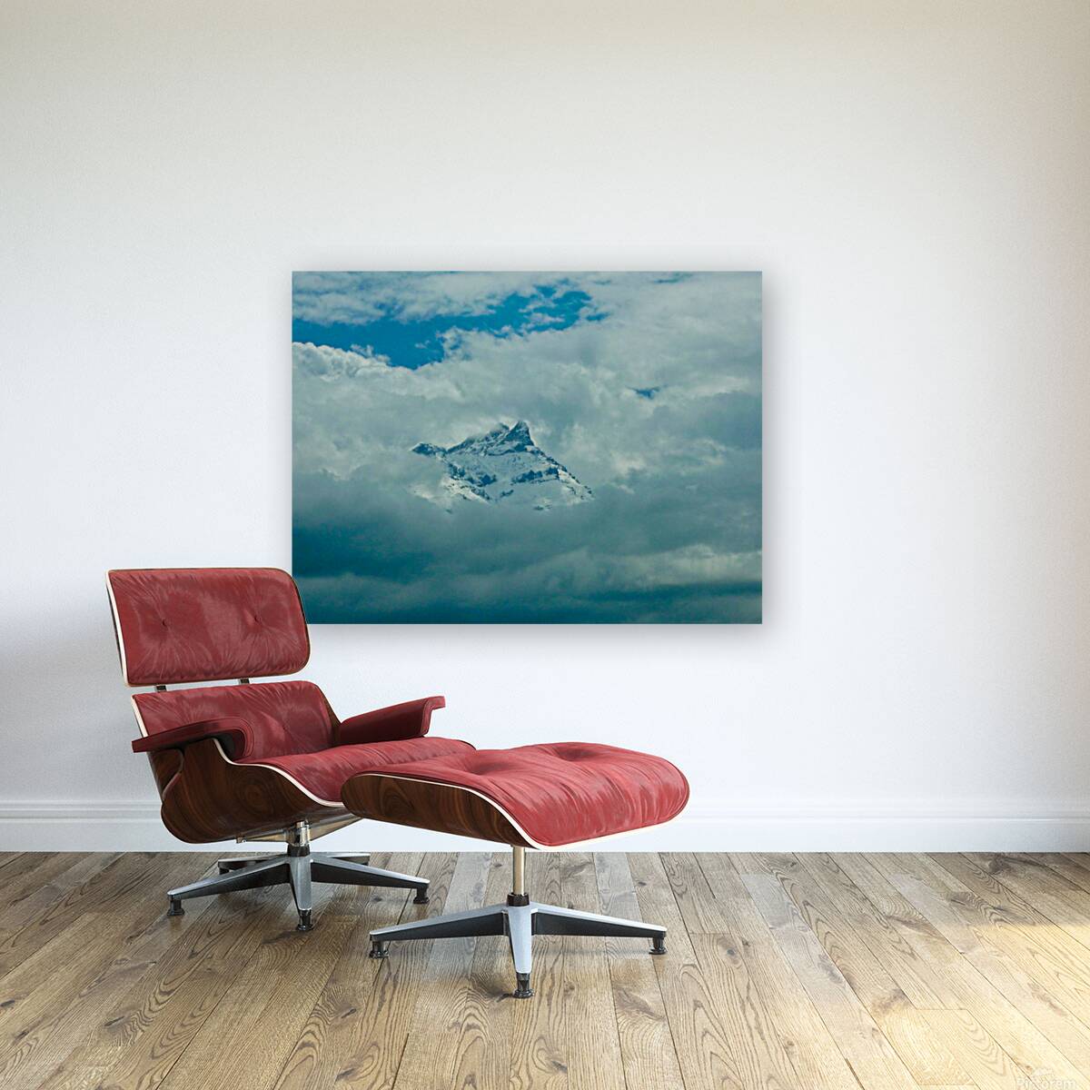 Summit in the clouds Reproduction