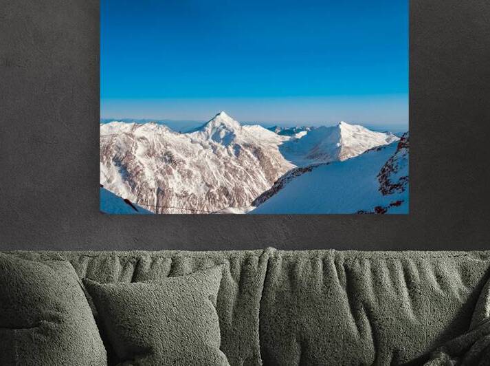 Swiss Alps Allalin summit by Genevieve Gagnon