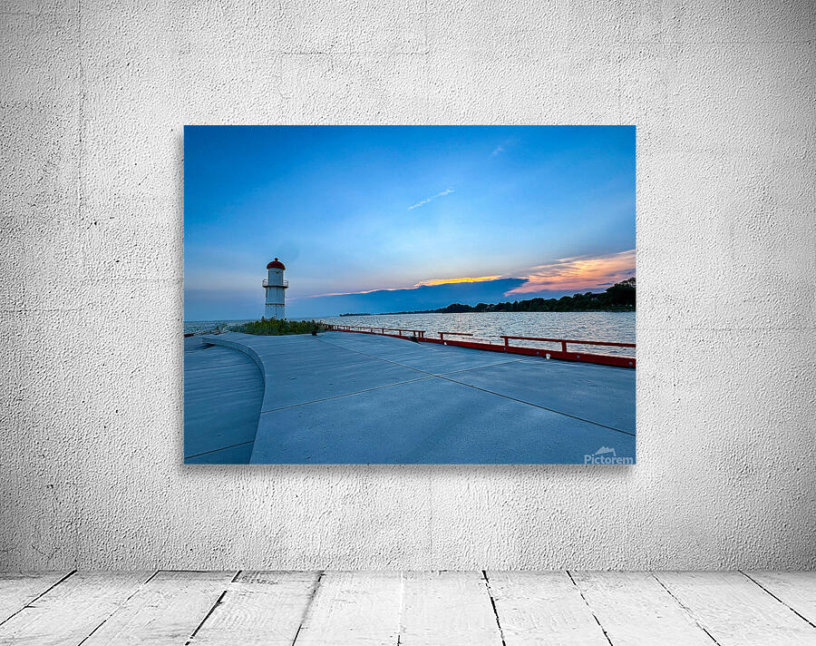 Sunset at the lighthouse Wall Preview