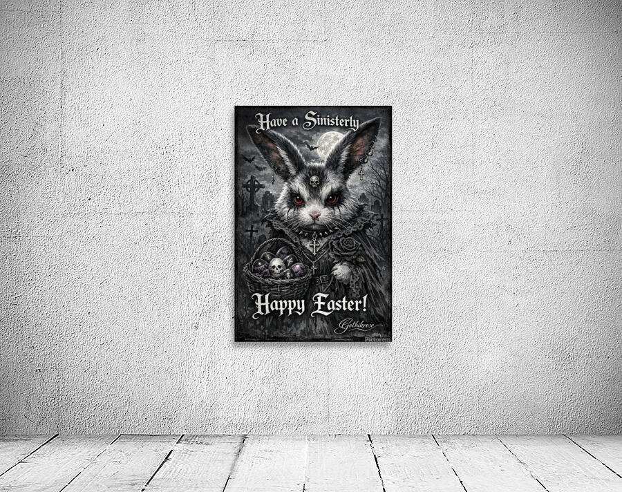 Gothic Easter Bunny Wall Preview