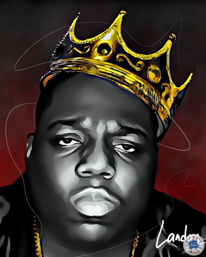 NOTORIOUS BIG by Landon Wall Art