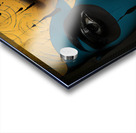 blue gold 4 Acrylic print