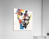 Fragmented Face 23 Acrylic Print
