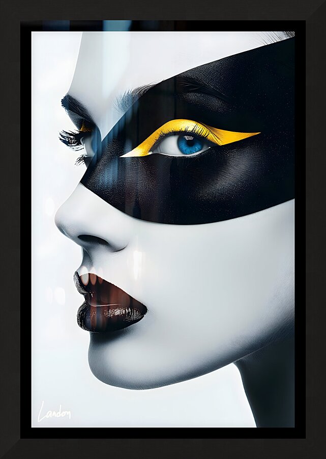 Minimlistic Lady 1 Picture Frame print