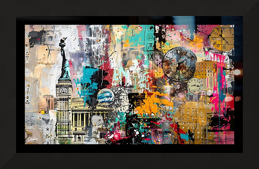 Statue of Tower Colosseum 4 Picture Frame print