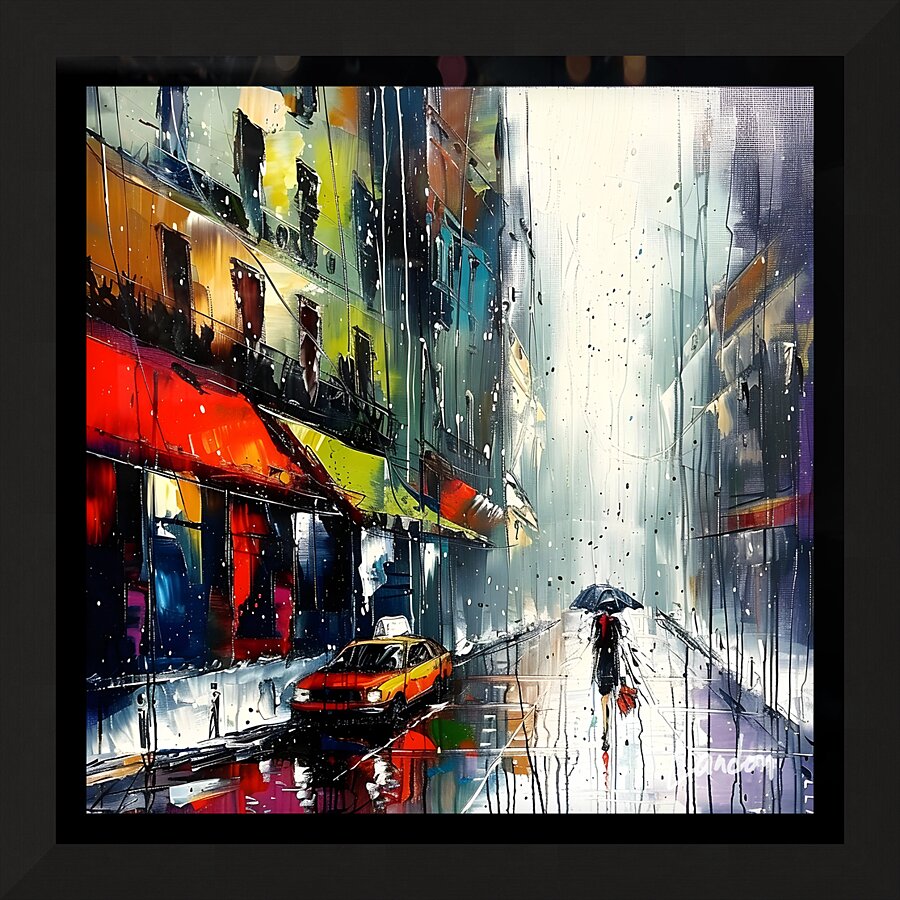 In Da City 12 Picture Frame print