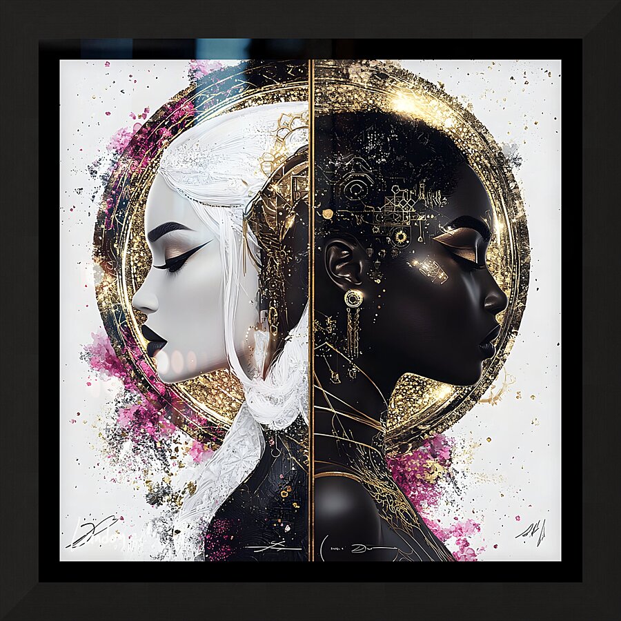 Veil of Duality 3 Picture Frame print