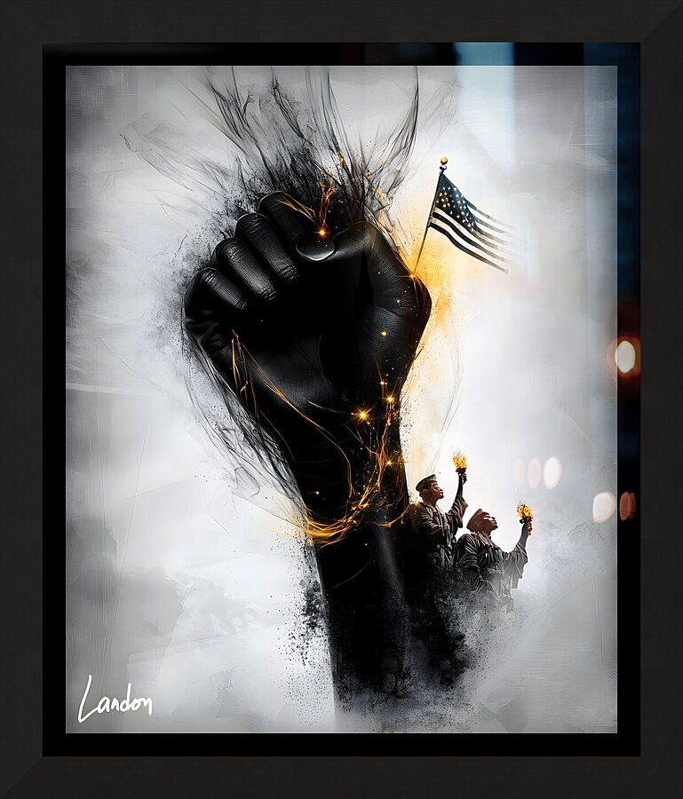 Liberty s Resolve 6 Picture Frame print