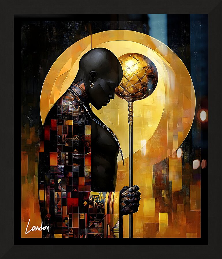 Guardian of the Golden Era 2 Picture Frame print