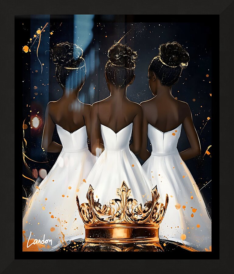 Queens in Unity 3 Picture Frame print