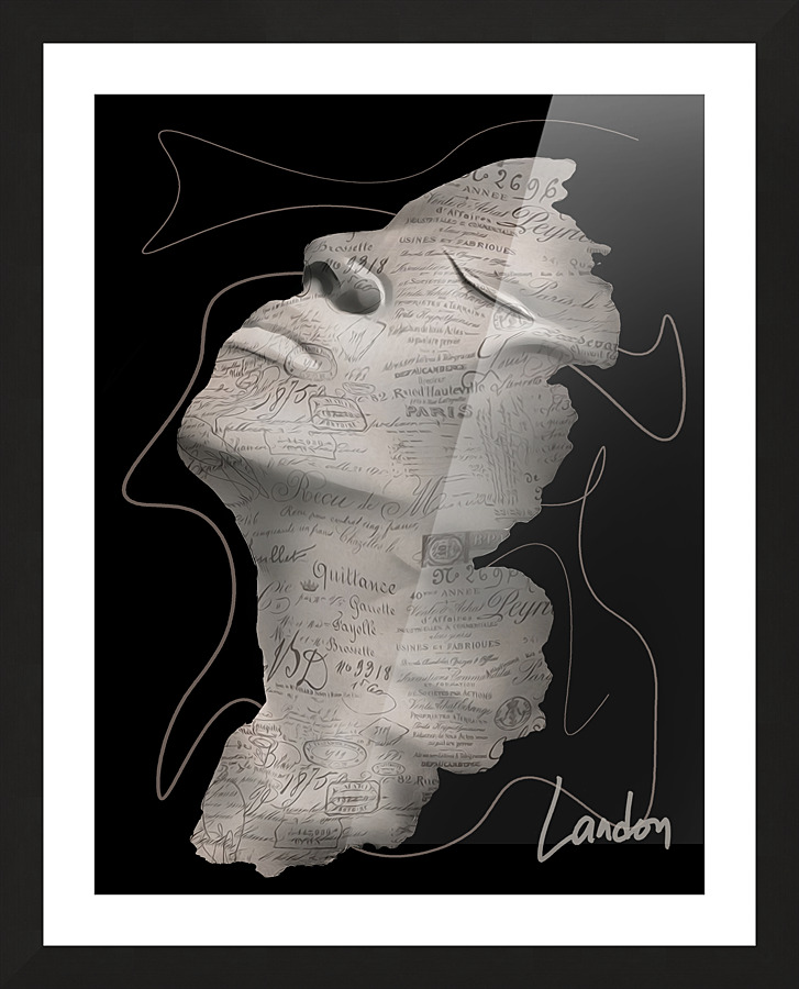 Face Picture Frame print