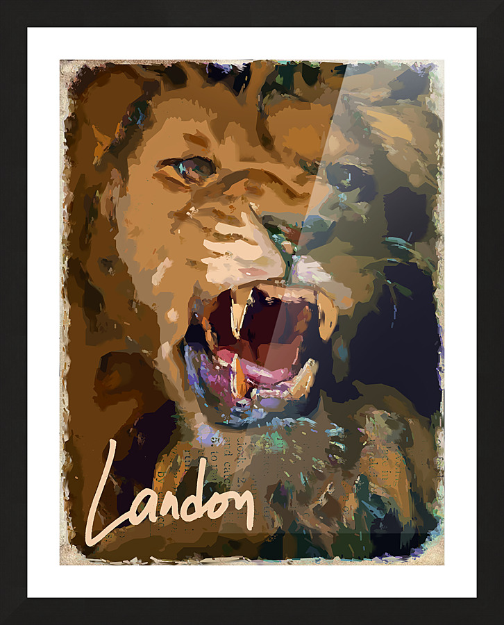Fierce Picture Frame print
