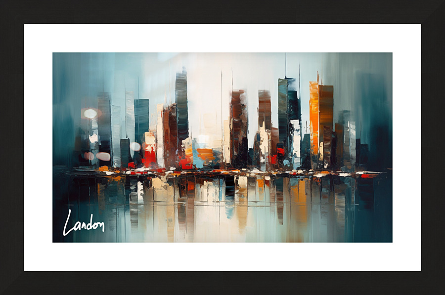 Escape To The City 1 Picture Frame print