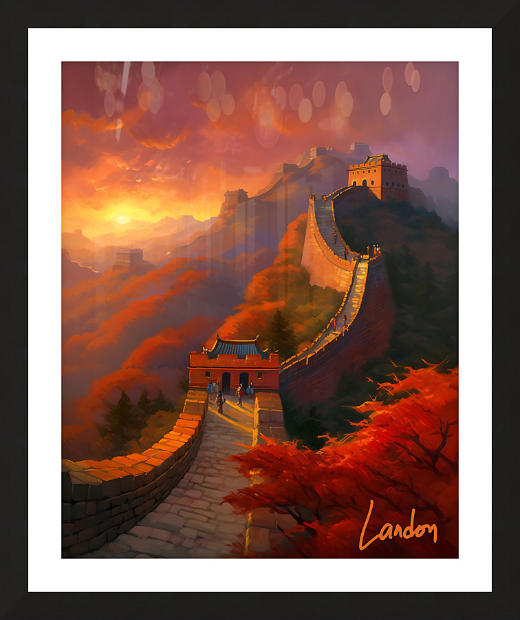 The Great Wall of China 2 Picture Frame print
