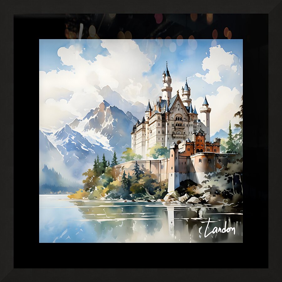 Neuschwanstein Castle 2 Picture Frame print