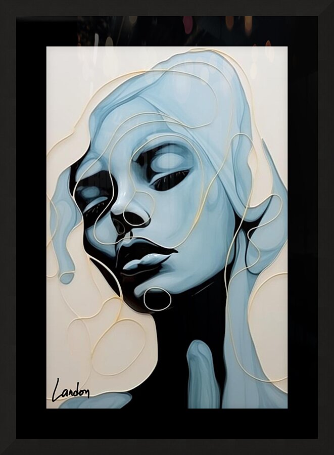 Minimalistic Scribble 1 Impression et Cadre photo