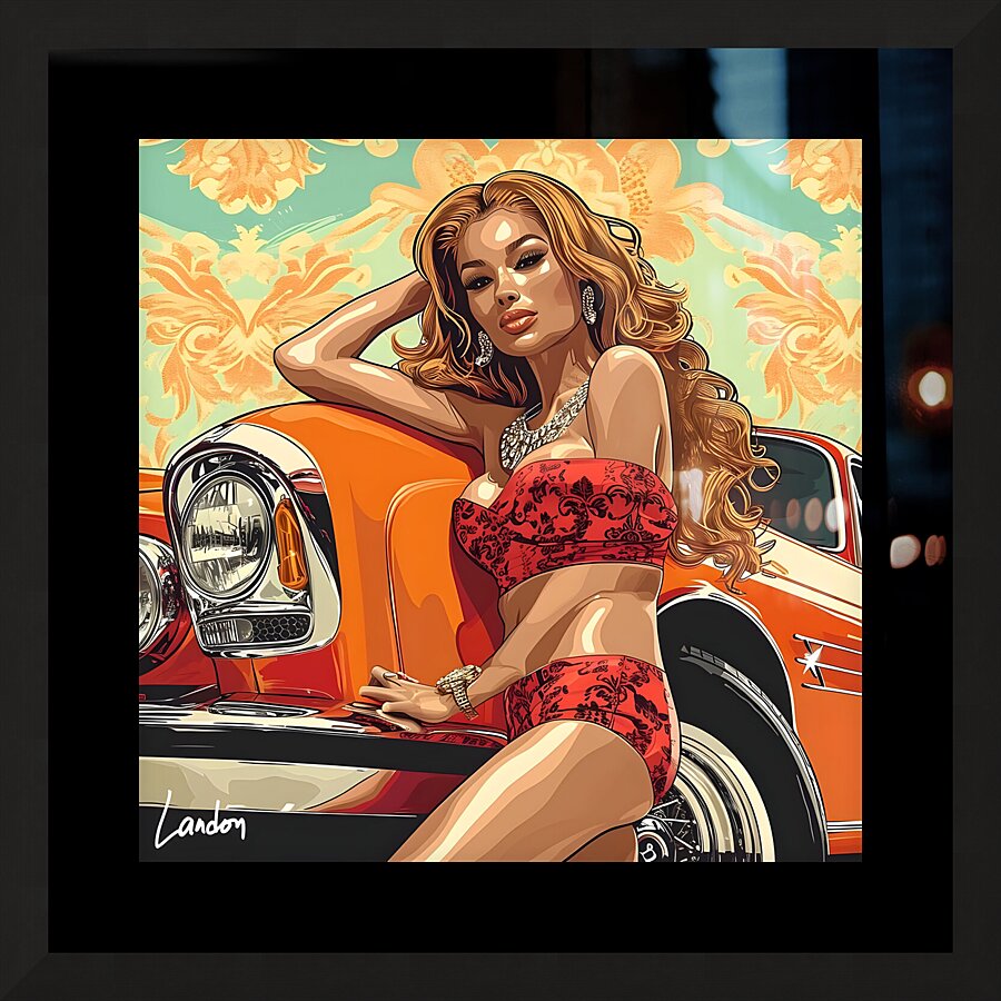 Luxury Woman 2 Picture Frame print