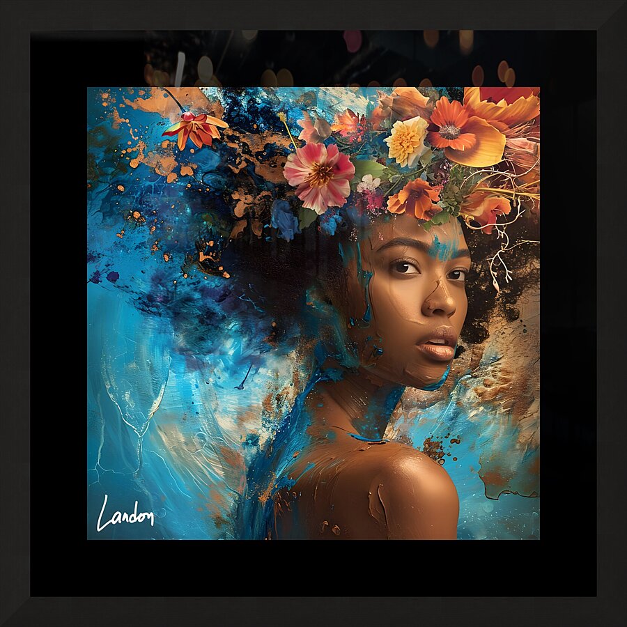 Flower Woman 9 Impression et Cadre photo