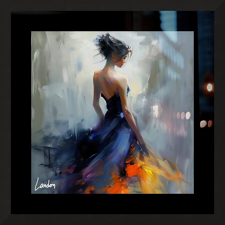 Evocative Dancer 2 Picture Frame print