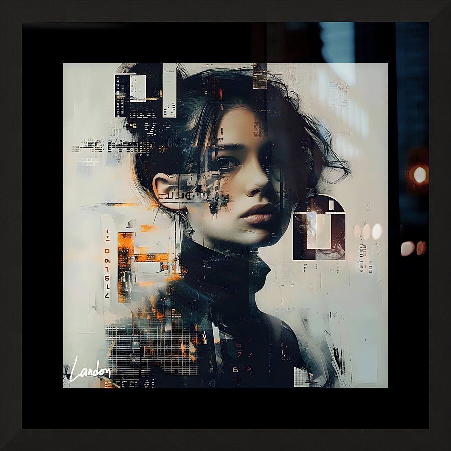 Beautiful Text 3 Picture Frame print