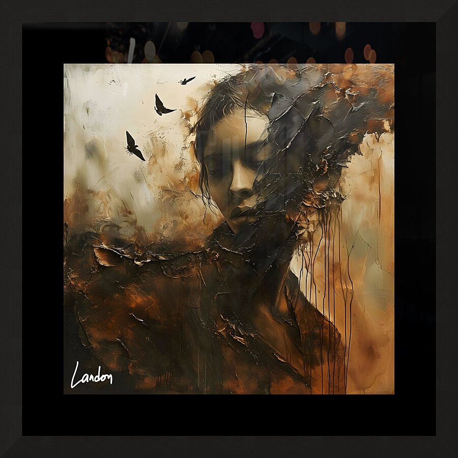 Chaos on Canvas 3 Picture Frame print