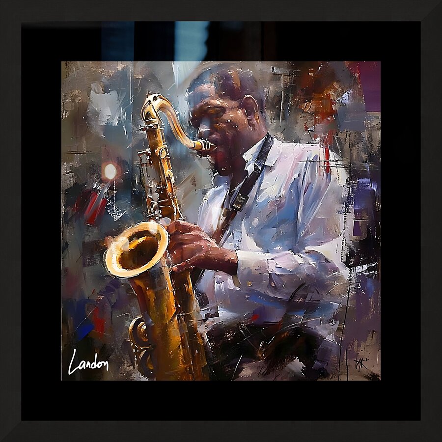 Soulful Man 4 Picture Frame print