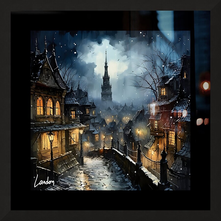 Urban Night 2 Picture Frame print