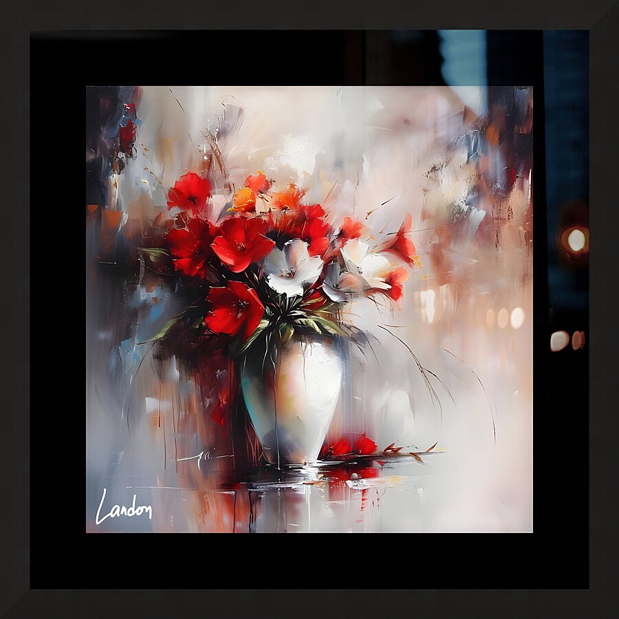 Her Flowers Picture Frame print