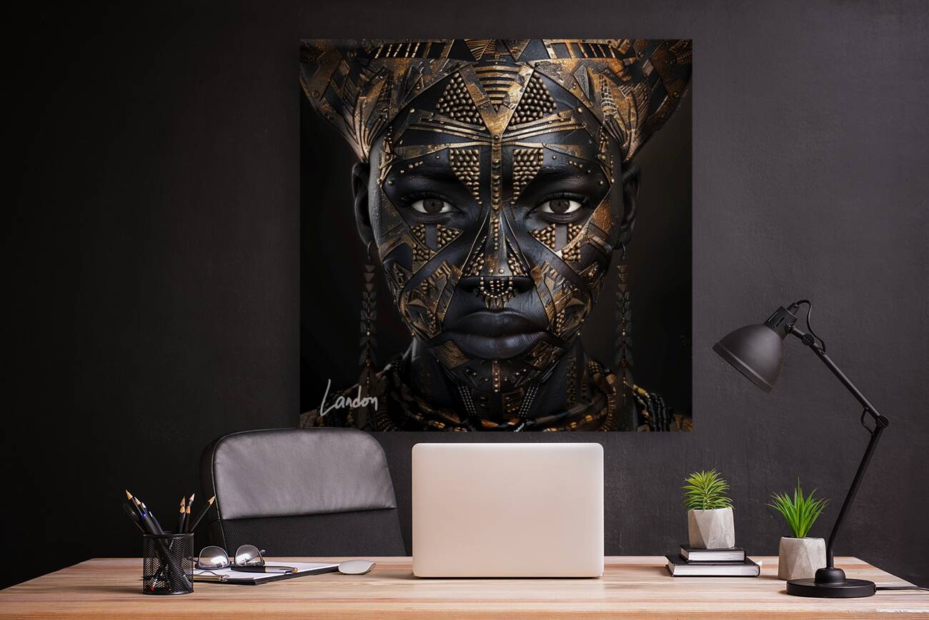 African Lady 3 Reproduction