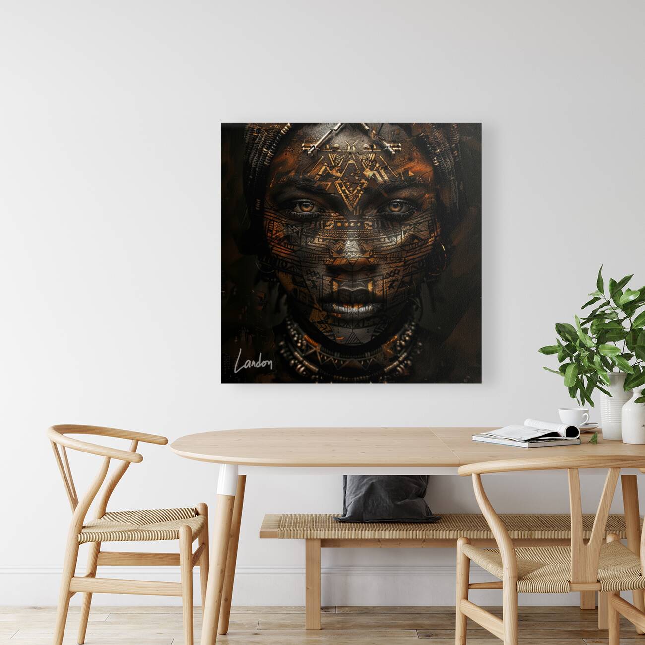 African Lady 4 Reproduction