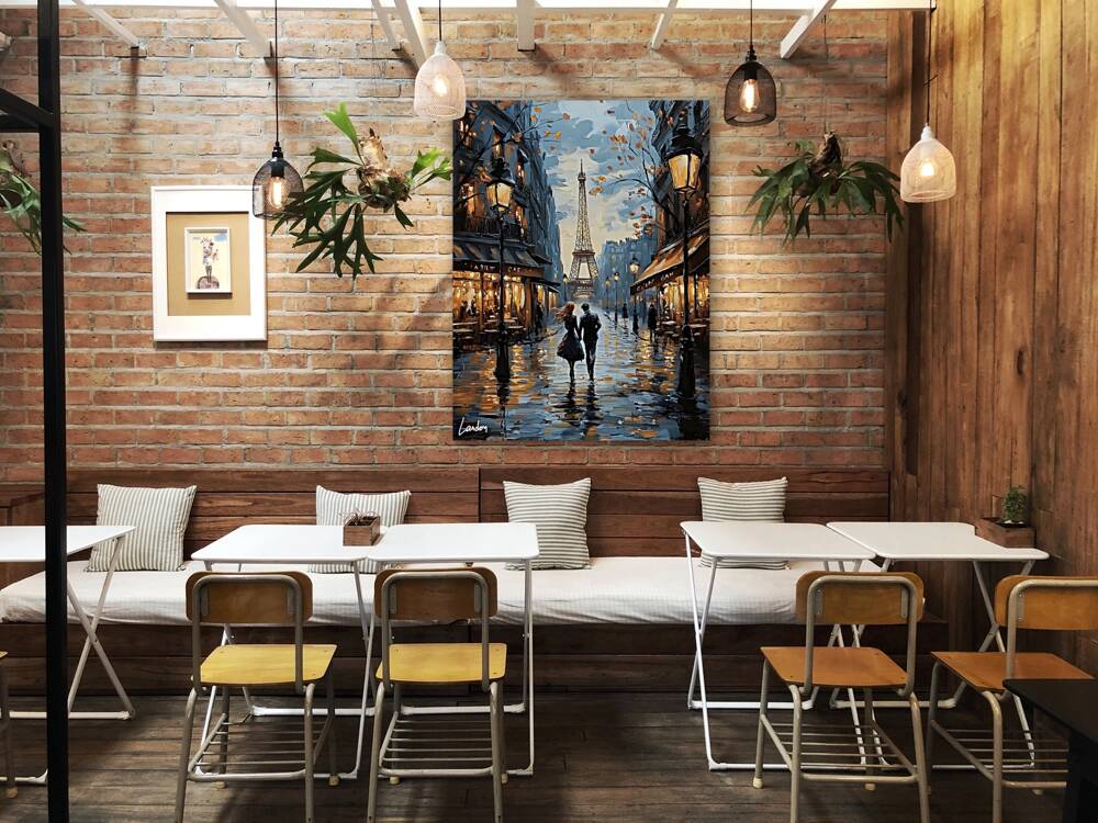 Evening Elegance in Paris 4 Reproduction