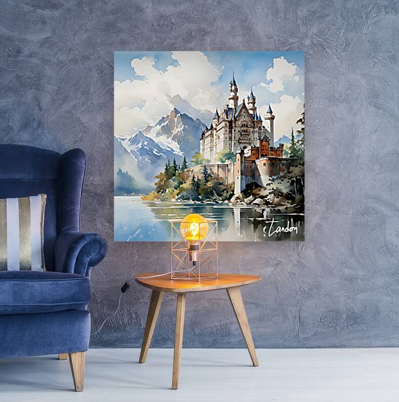 Neuschwanstein Castle 2 Reproduction