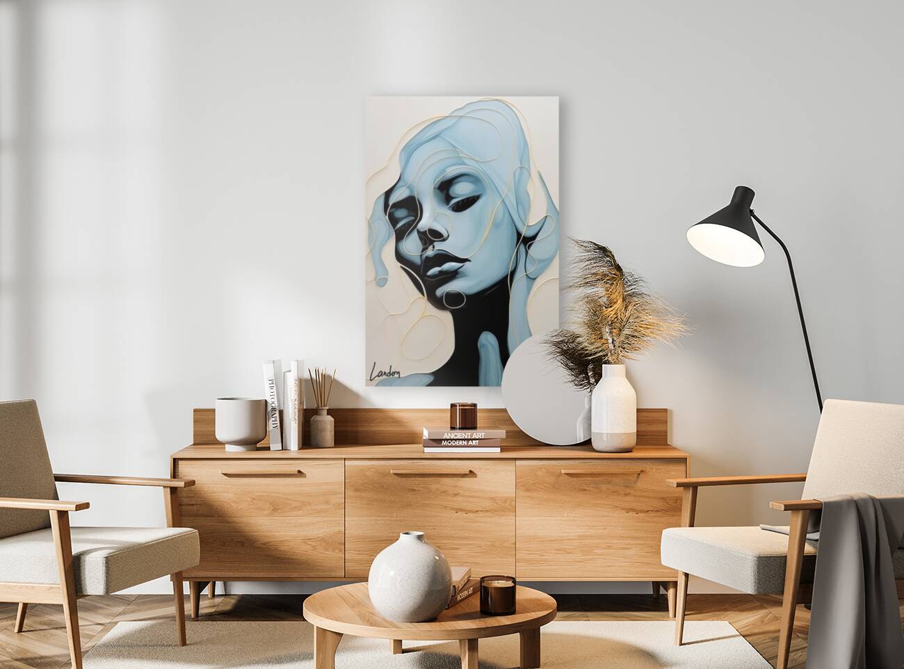 Minimalistic Scribble 1 Reproduction