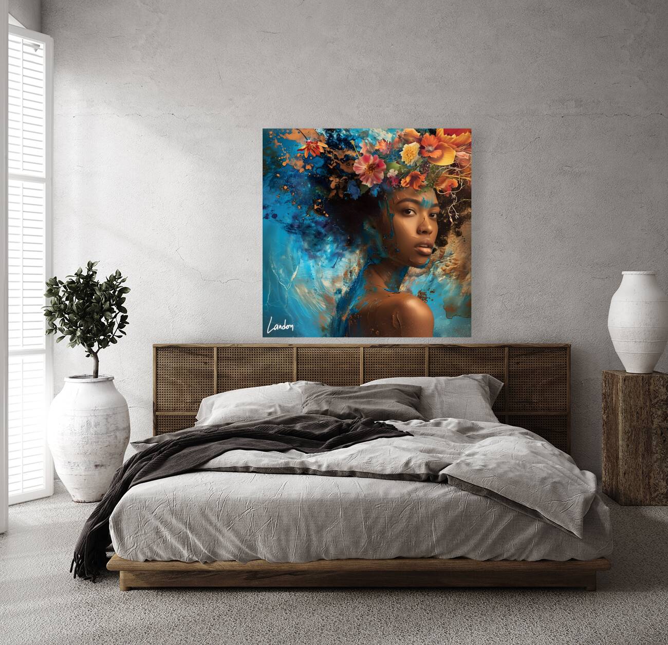 Flower Woman 9 Reproduction