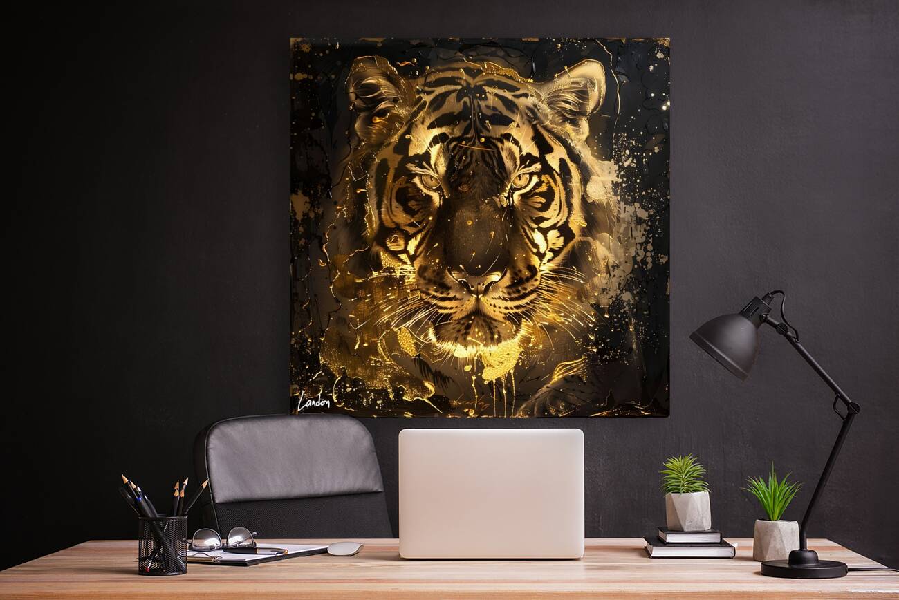 Tiger  Golden Glow 1 Reproduction