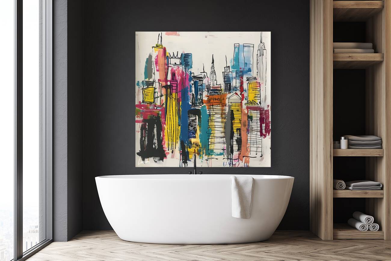 Basquiat City 8 Reproduction