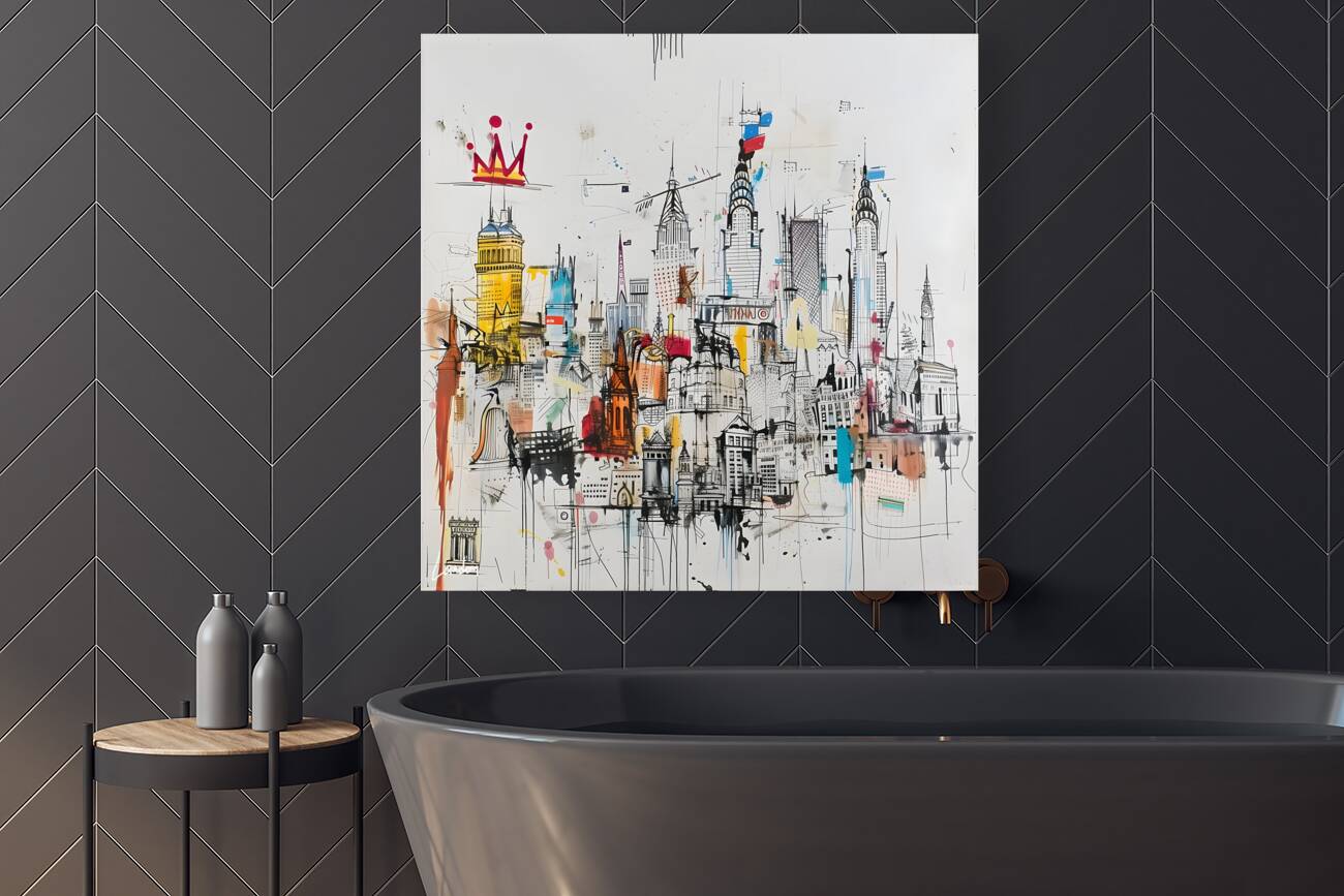 Basquiat City 13 Reproduction