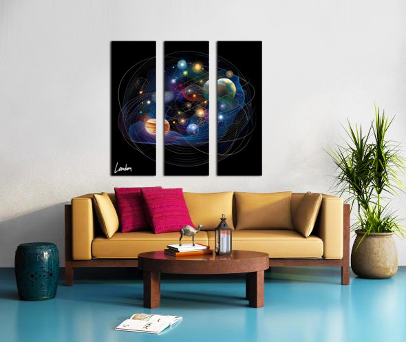 Planets and Celestial Bodies 1 by Landon Wall Art