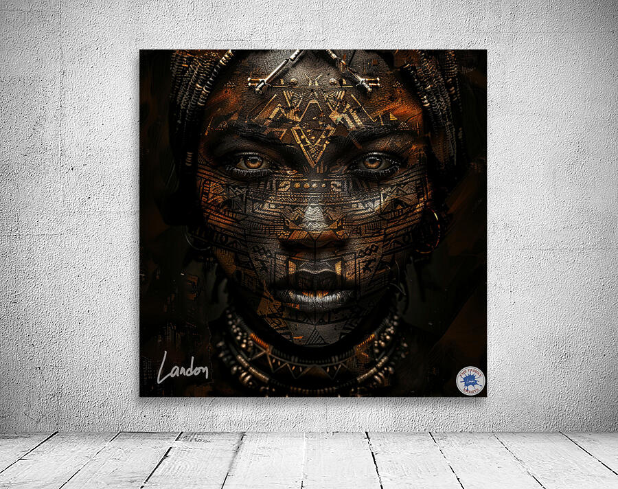 African Lady 4 Wall Preview