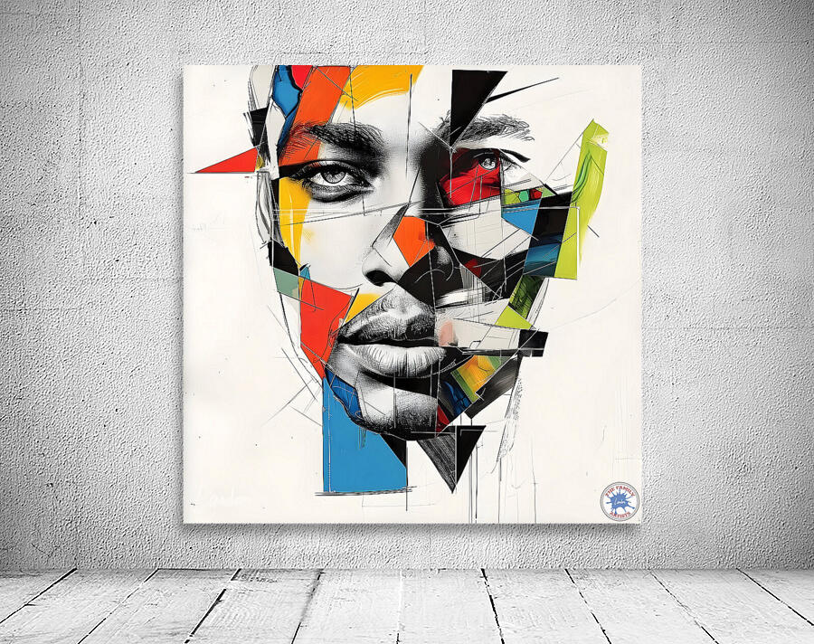 Fragmented Face 23 Wall Preview